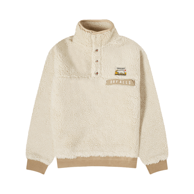 Human Made Boa Fleece Pullover "White"