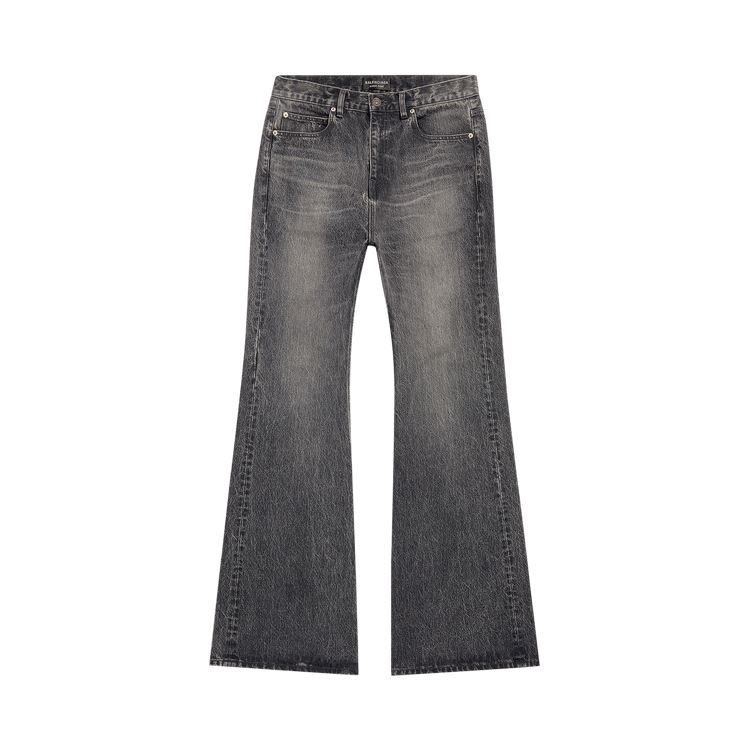 Balenciaga Flared Pants "Wash Black/Marigold"