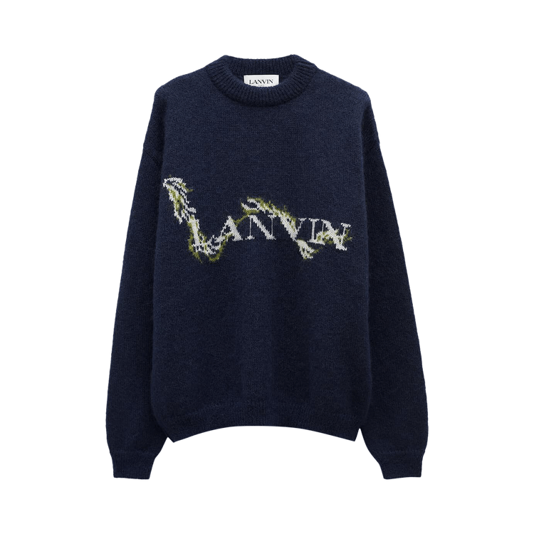 Lanvin CNY Mohair Mock Neck "Thunder"