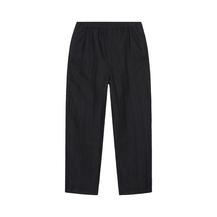 Stussy Beach Pant Stitch Stripe "Black"