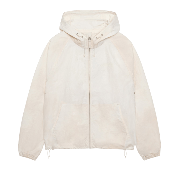 Stussy Beach Shell Wave Dye Zip Hoodie "Bone"