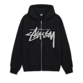 Stussy Stock Zip Hoodie "Black"