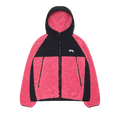 Stussy Sherpa Paneled Hooded Jacket "Pink"
