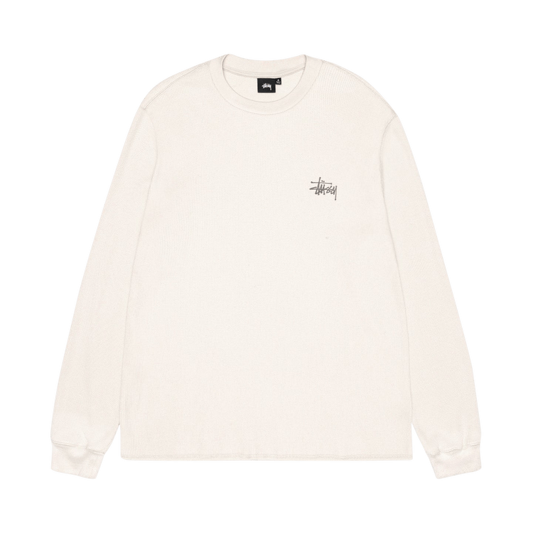 Stussy Basic Stock Long-Sleeve Thermal "Bone"