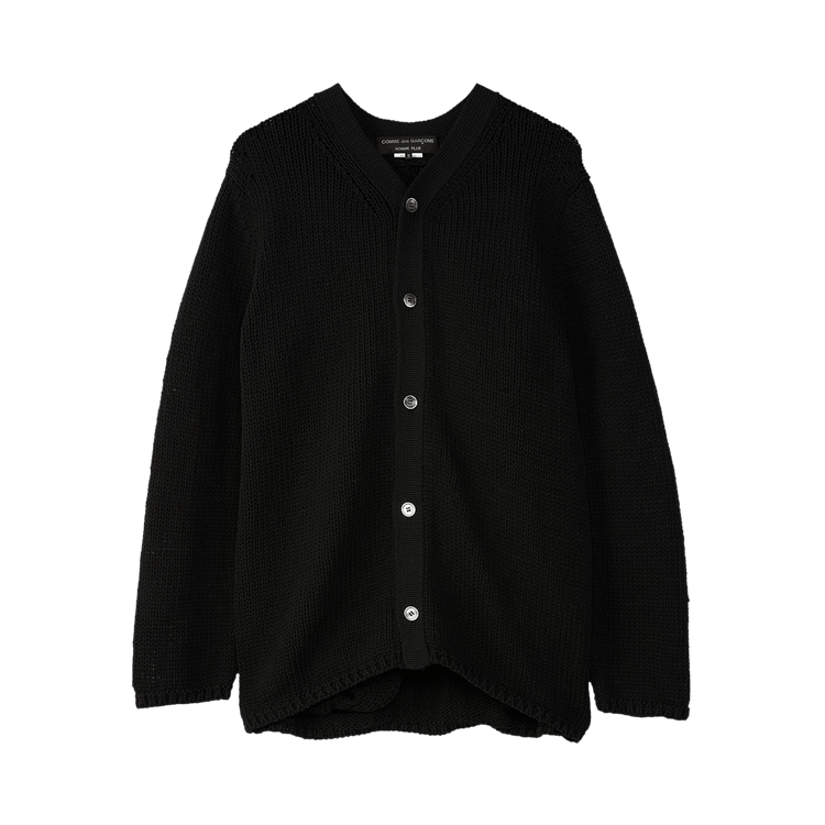 Comme des Garçons Homme Plus Knit Cross Pattern Cardigan "Black"