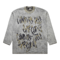 Comme des Garçons Homme Plus Printed Sweater "Grey Pattern"