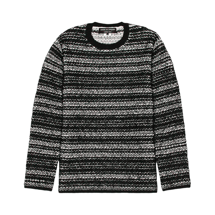 Comme des Garçons Homme Plus Striped Sweater "Black/White"