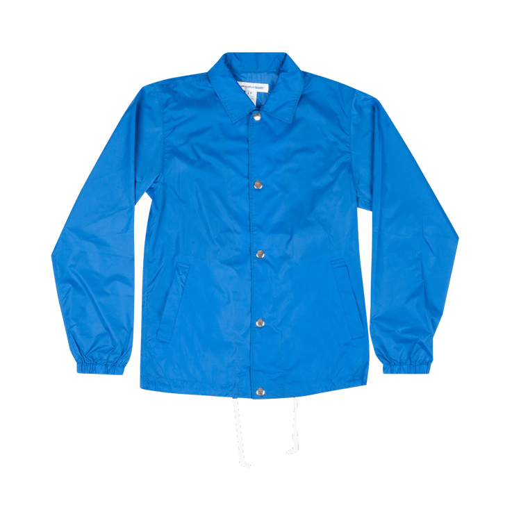 Comme des Garçons SHIRT Yue Minjun Print Coach Jacket "Blue"