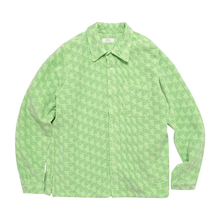 ERL Straight Hem Shirt "Green"