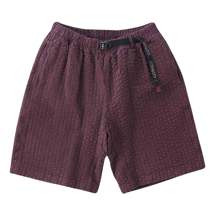 Gramicci O.G. Seersucker G-Shorts "Dusty Maroon"
