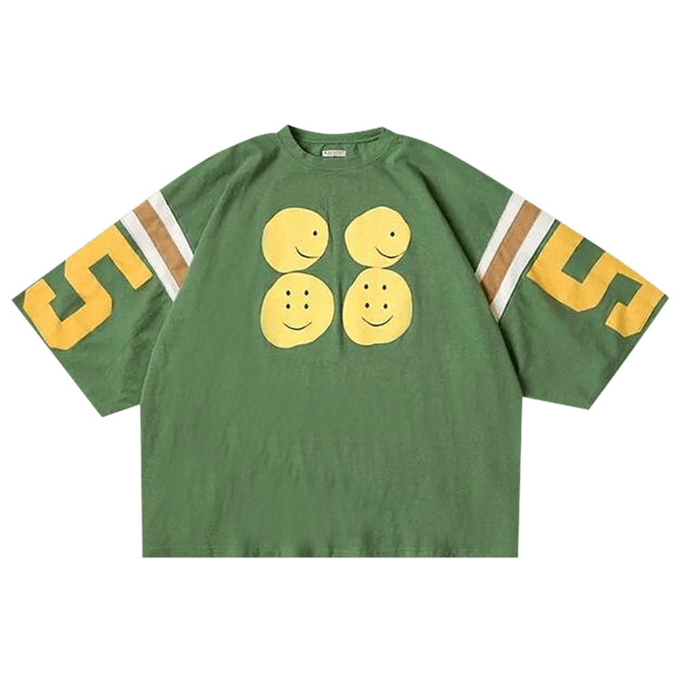 Kapital Huge Football T-Shirt "Green"