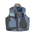Kapital x TUGIHAGI Fleece Hutte Vest "Navy"
