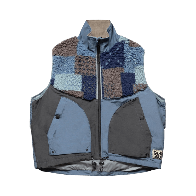 Kapital x TUGIHAGI Fleece Hutte Vest "Navy"