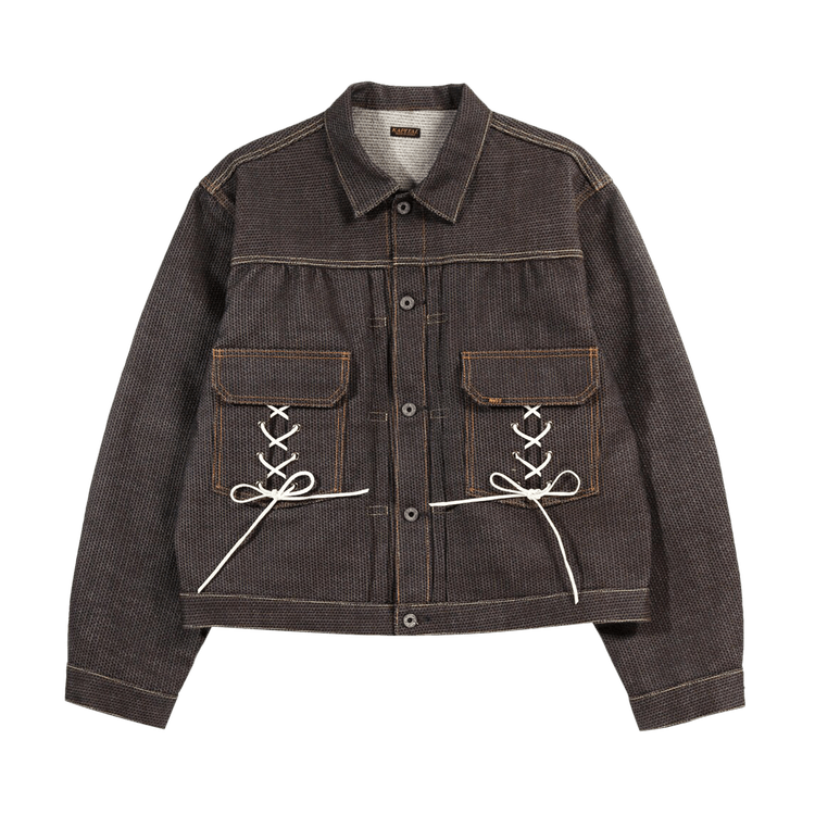 Kapital Century Denim Lace Up 2nd Jacket "Brown"