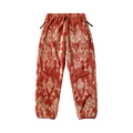 Kapital Java Kasuri Fleece Easy Pants "Red"