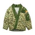Kapital Rayon Satin Quilting Camo Kesa Sham Bomber Jacket (Beautiful Vietnam) "Khaki"