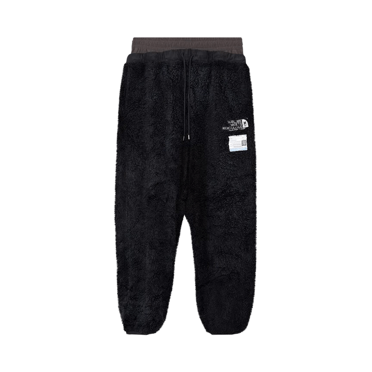 Maison Mihara Yasuhiro Layered Boa Pants "Black"