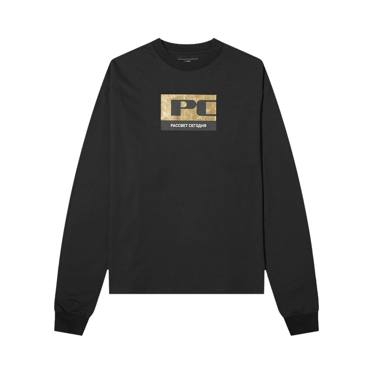 Rassvet x PACCBET Logo Long-Sleeve T-Shirt "Black"