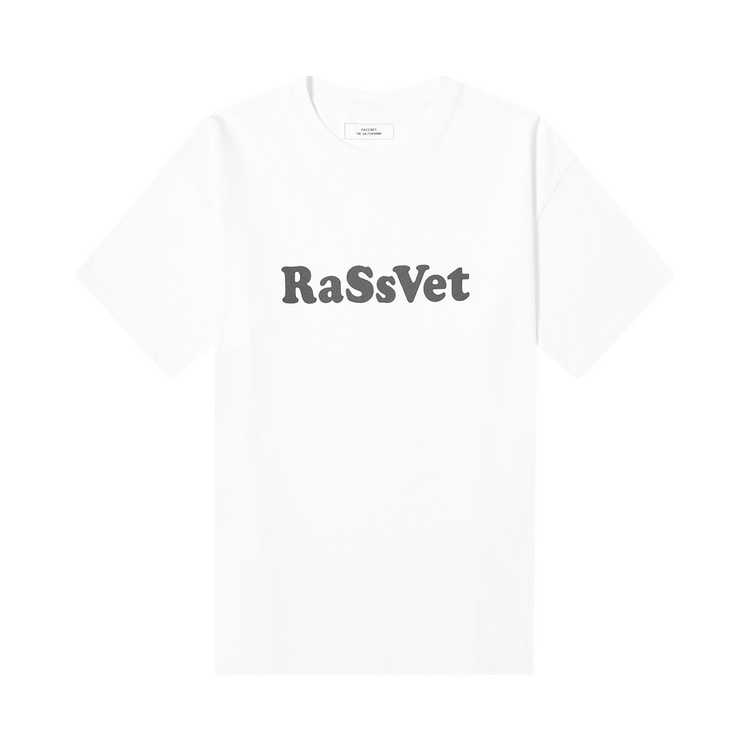Rassvet x PACCBET Logo T-Shirt "White"