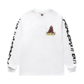 Real Bad Man Piano Meditation Long-Sleeve T-Shirt "White"