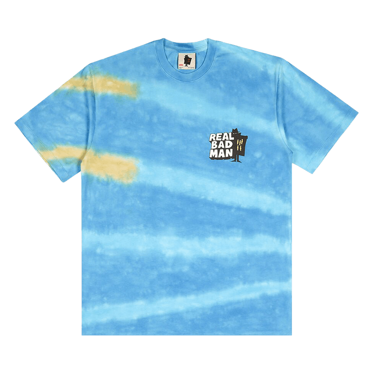 Real Bad Man x Gramicci Future Days Short-Sleeve Tee "Blue Tie Dye"