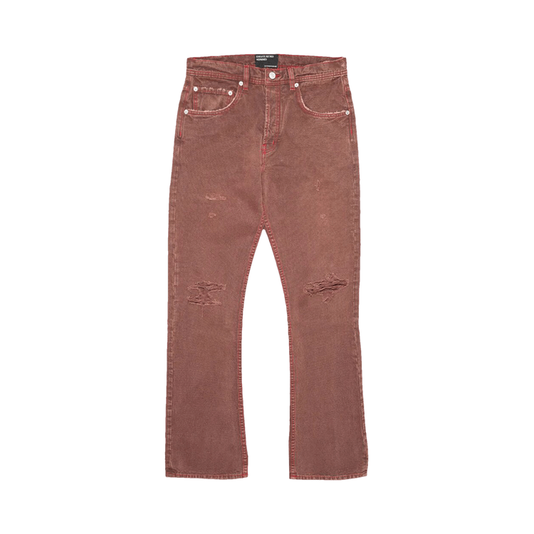 Enfants Riches Déprimés Psycik Youth Flare Jeans "Brown/Red"
