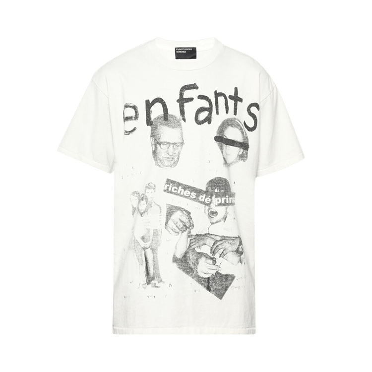 Enfants Riches Déprimés Fat Kid T-Shirt "Faded Ivory/Black"