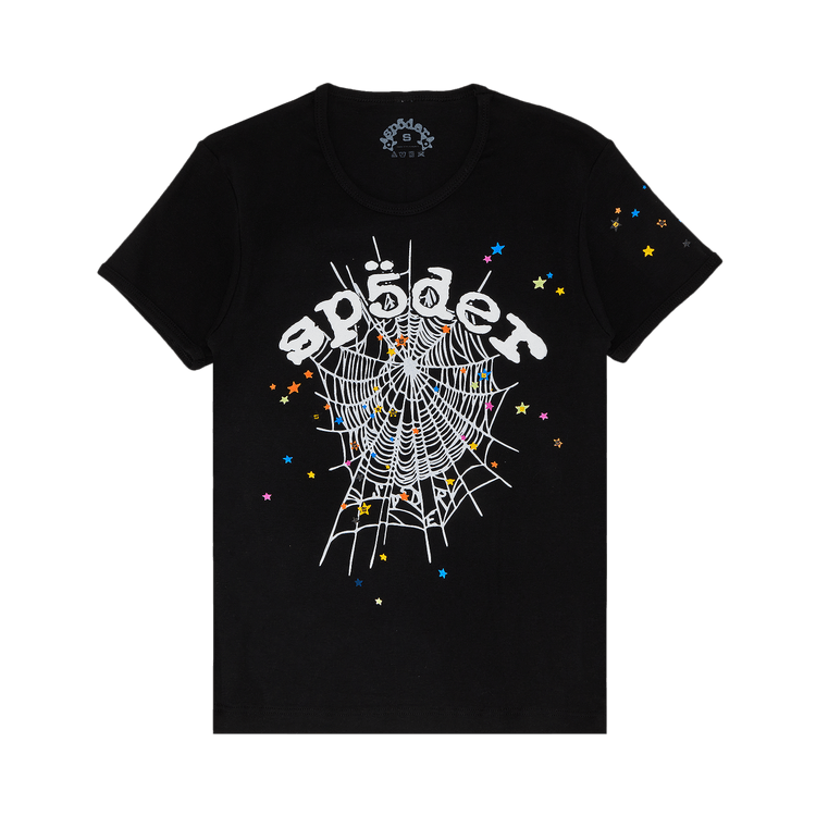 Sp5der OG Web V2 Baby Tee "Onyx"