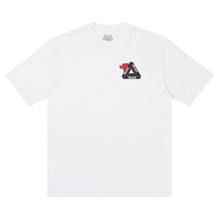 Palace Tri-Hearts T-Shirt "White"