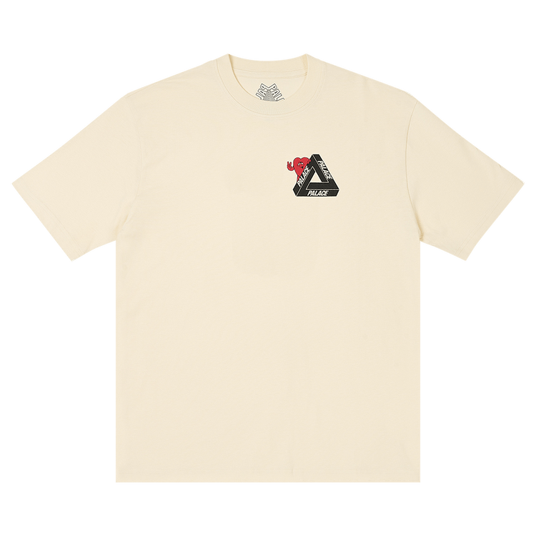 Palace Tri-Hearts T-Shirt "Soft White"
