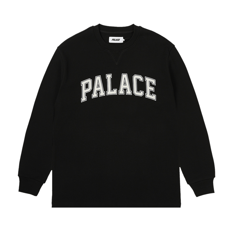 Palace Waffle Long-Sleeve "Black"