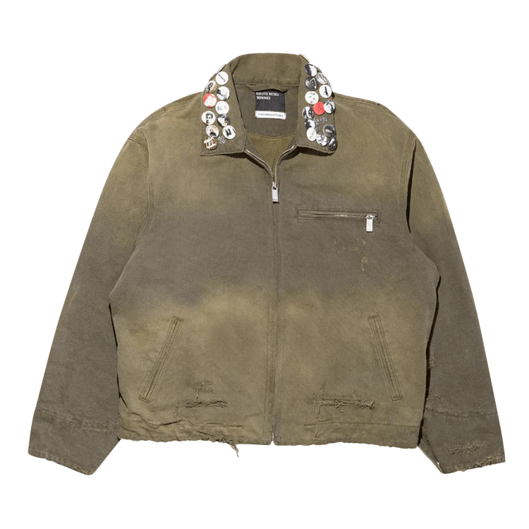 Enfants Riches Déprimés Berkley Acid Dealer Work Jacket "Faded Green"