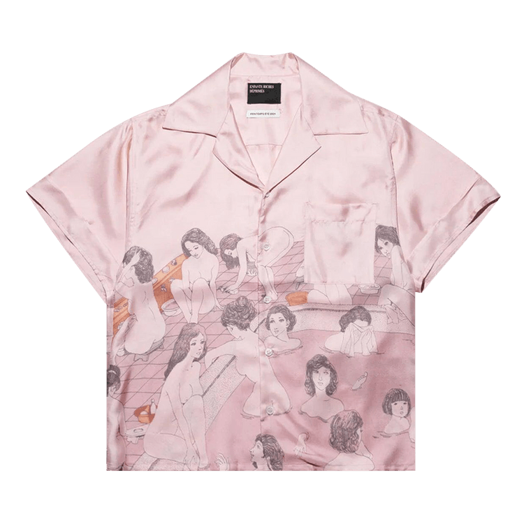 Enfants Riches Déprimés Bath House Silk Chemise "Blush Pink"