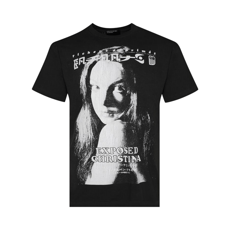Enfants Riches Déprimés Exposed Christina T-Shirt "Faded Black"