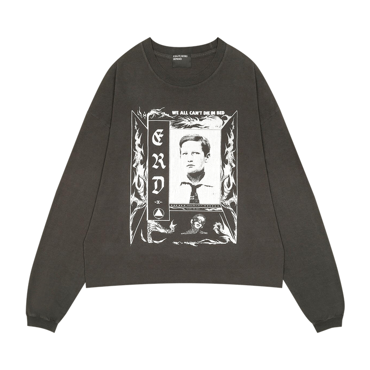 Enfants Riches Déprimés Die In Bed Long-Sleeve T-Shirt "Faded Black"
