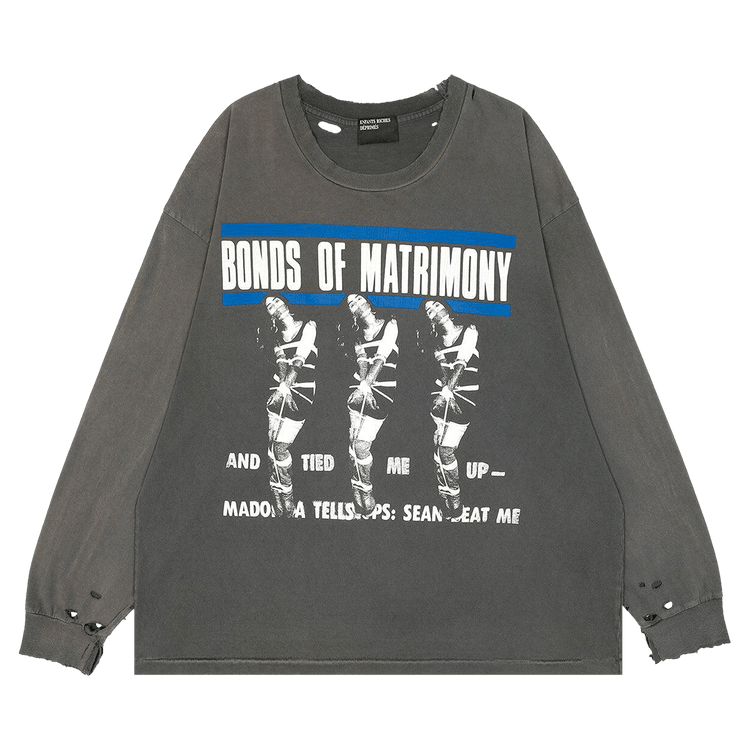 Enfants Riches Déprimés Bonds Of Matrimony Long-Sleeve T-Shirt "Faded Black"