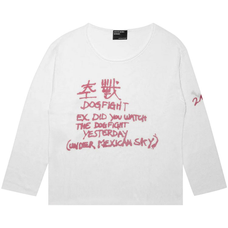 Enfants Riches Déprimés Dog Fight Long-Sleeve "Ivory"