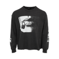 Enfants Riches Déprimés Lips Long-Sleeve T-Shirt "Faded Black"