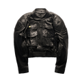 Martine Rose Leather Rider Jacket "Black"