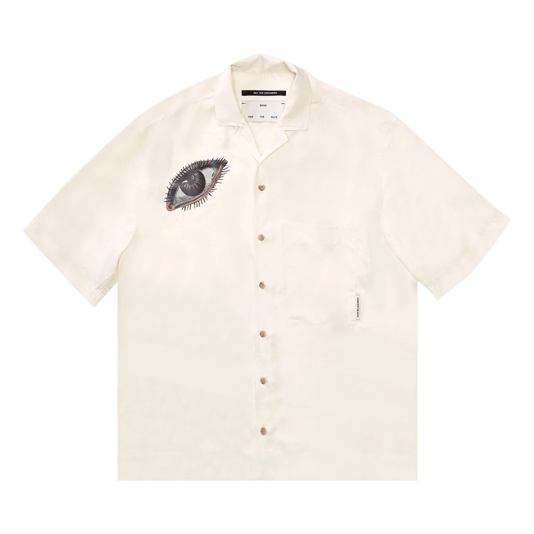 Song for the Mute Eye Short-Sleeve Box Shirt "Off White"