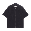 Song for the Mute Zip Up Box Shirt "Black"