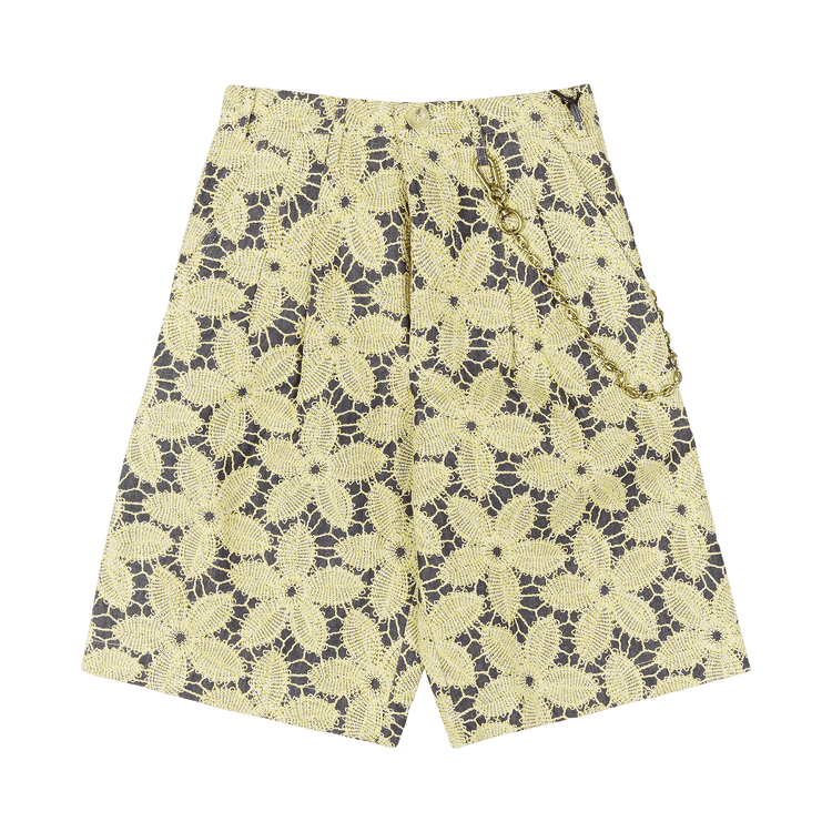 Song for the Mute Single Pleated Shorts "Yellow"