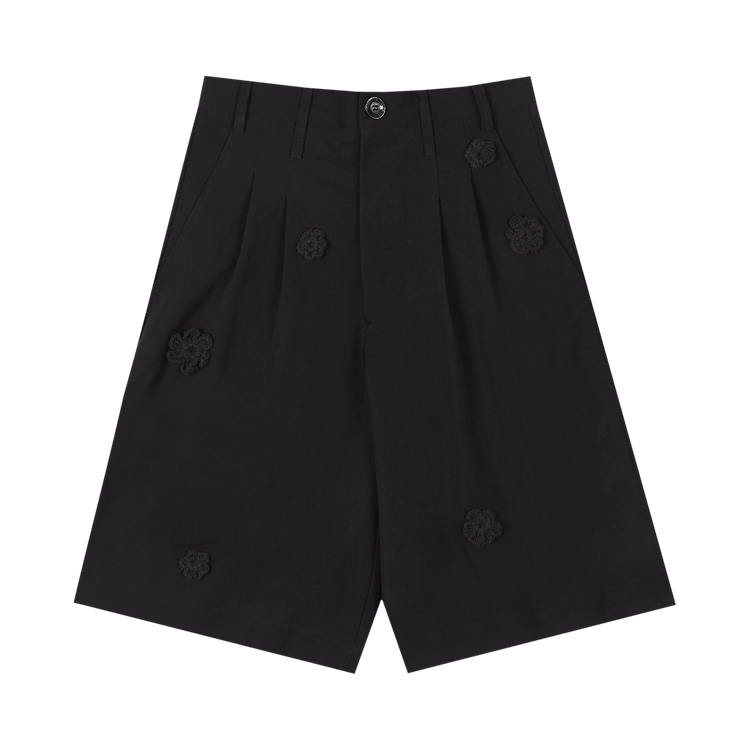 Song for the Mute Single Pleated Shorts "Black"