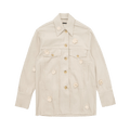 Song for the Mute Daisy Long Worker Jacket "Bone"