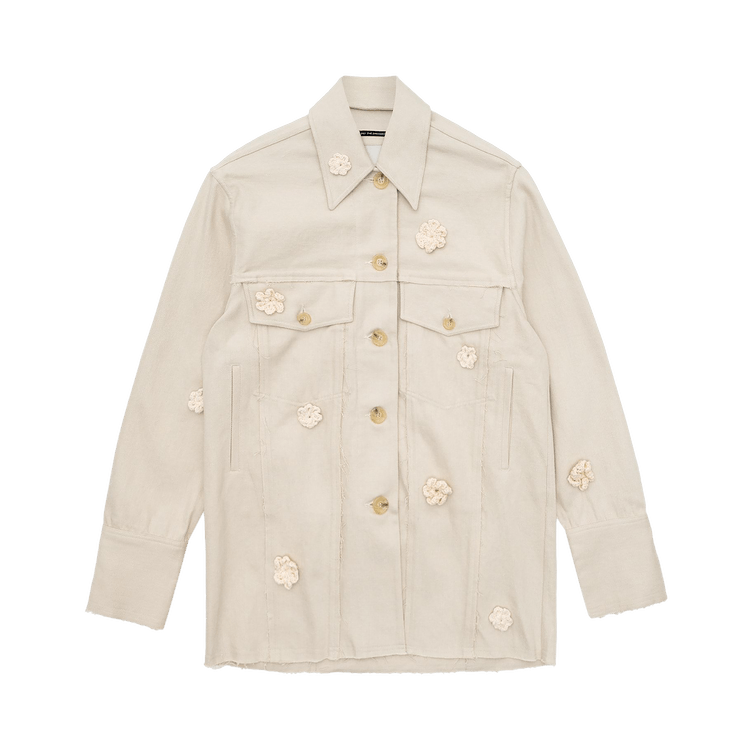 Song for the Mute Daisy Long Worker Jacket "Bone"