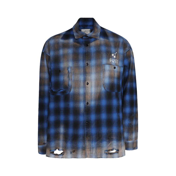 Maison Mihara Yasuhiro Vintage Check Shirt "Blue"