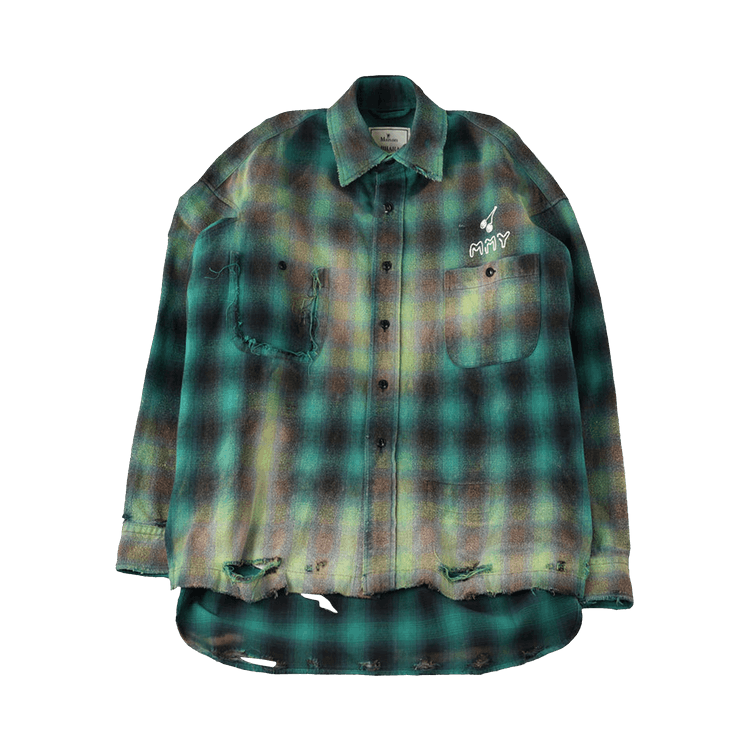 Maison Mihara Yasuhiro Vintage Check Shirt "Green"