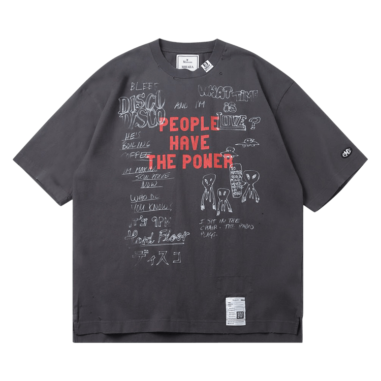 Maison Mihara Yasuhiro Distressed Tee "Black"