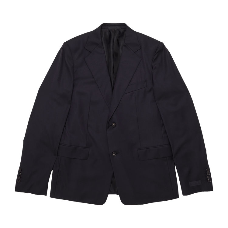 Lanvin Single Breasted Flap Pockets Jacket "Navy Blue"
