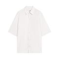 Lanvin Folded Short-Sleeve Shirt "Redwood"
